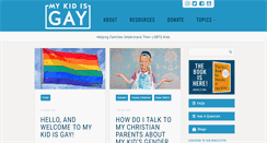 Desktop Screenshot of mykidisgay.com